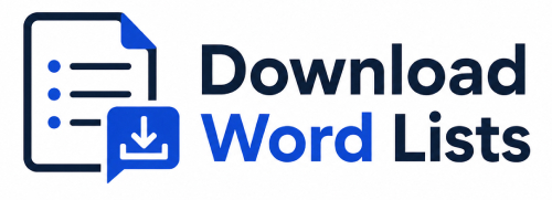 Download Word Lists
